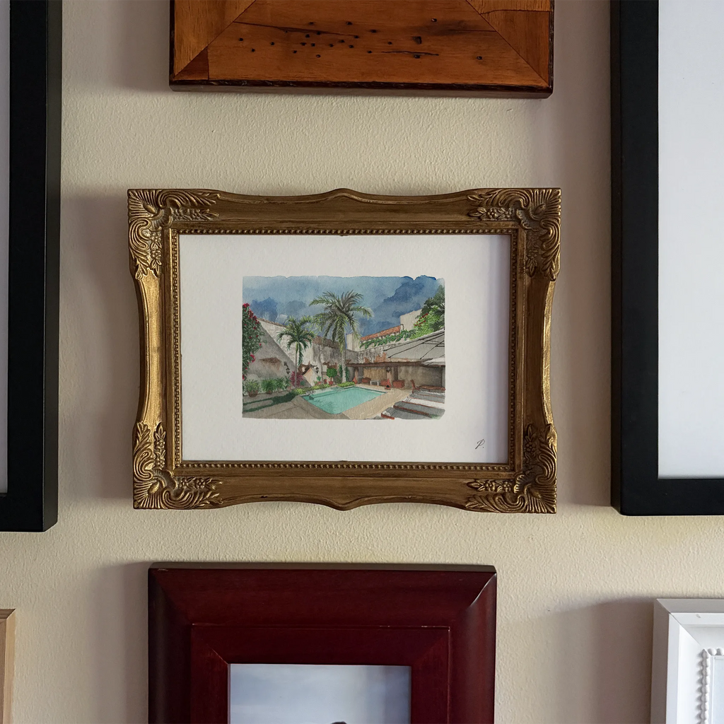 "Hotel Courtyard (Oaxaca)" – 5 x 7" Fine Art Print