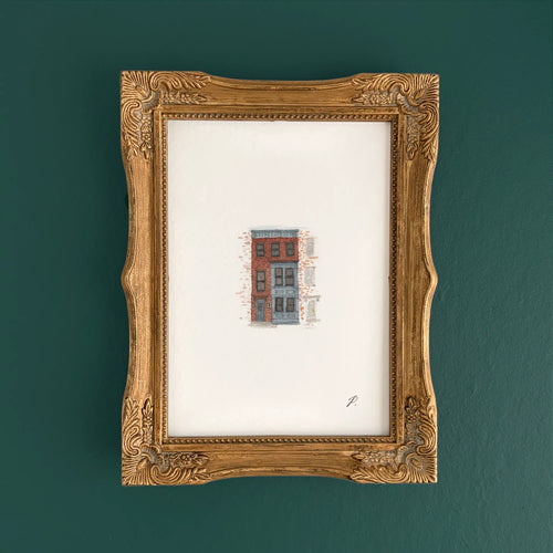 "10th Avenue Brownstone (South Slope)" – 5 x 7" Fine Art Print