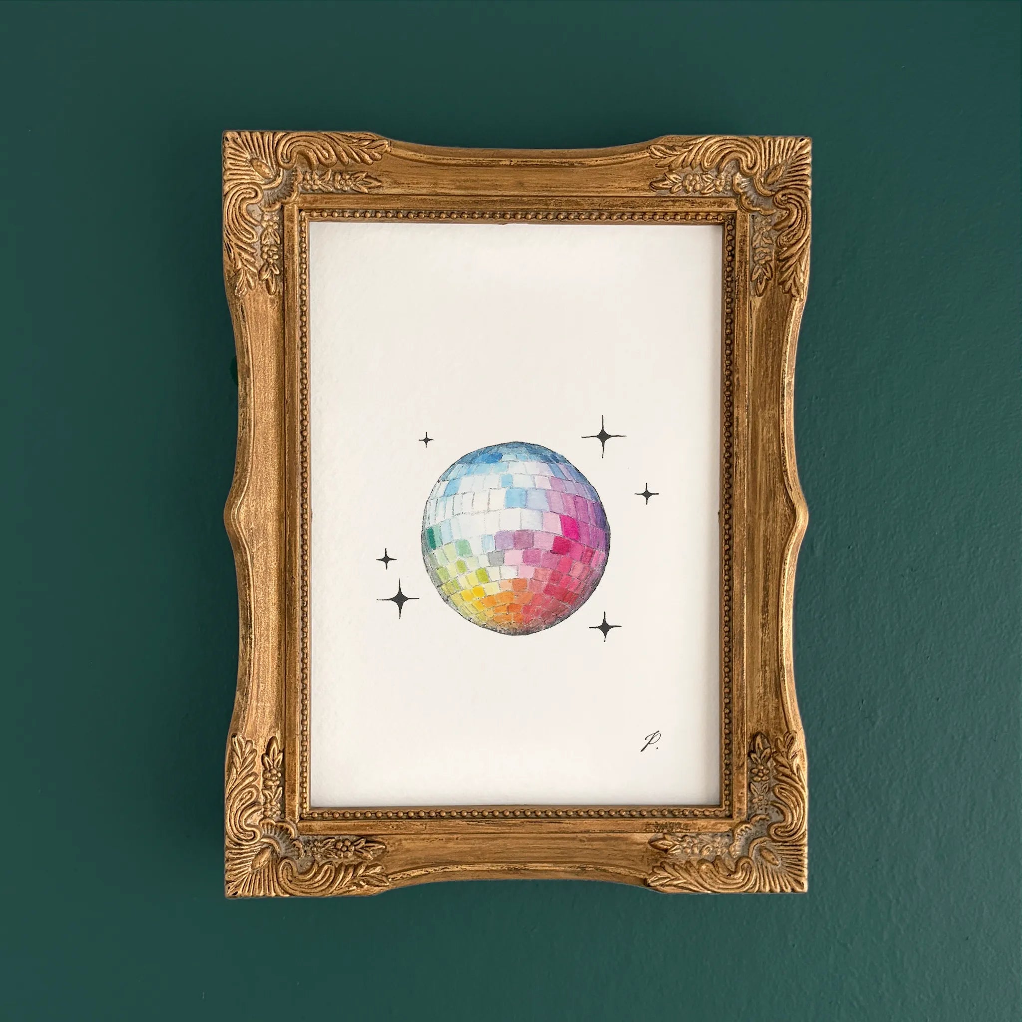 "Disco Ball" – 5 x 7" Fine Art Print