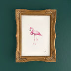 "Flamingo" – 5 x 7" Fine Art Print