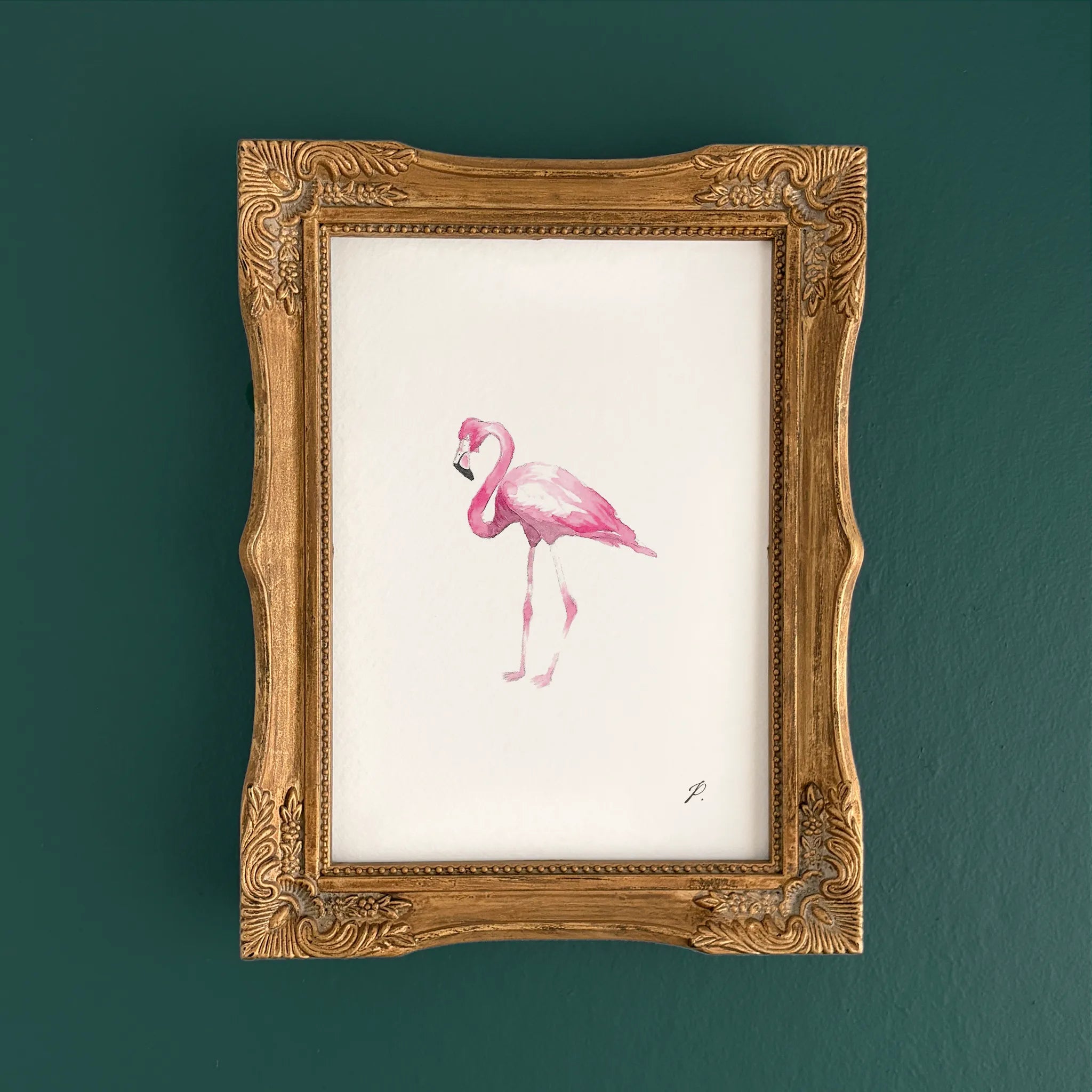 "Flamingo" – 5 x 7" Fine Art Print