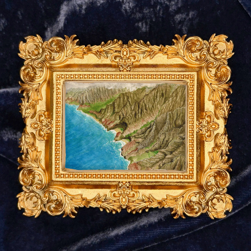 "Nā Pali Coast, Kaua’i" – Framed Masterpiece